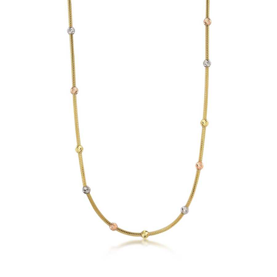 Gold Chain Doric Necklace