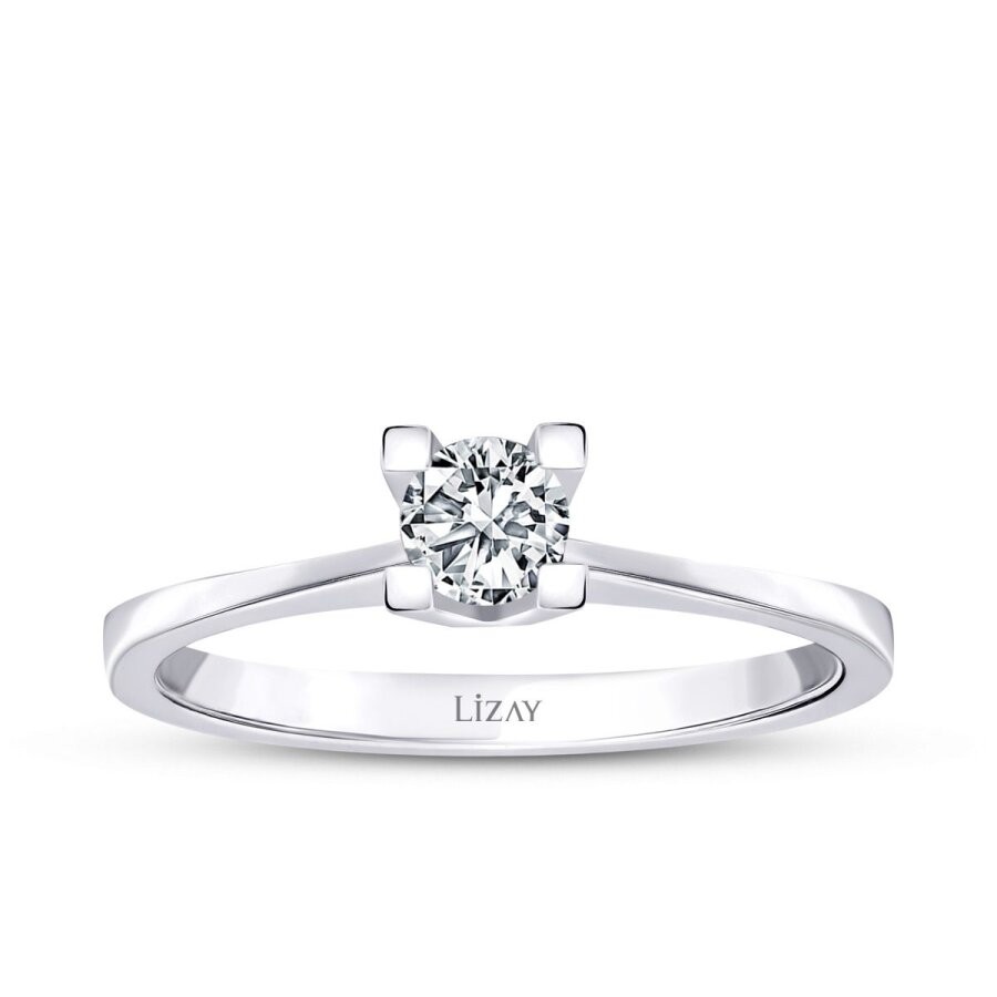 0.20 Carat Diamond Round Solitaire Engagement Ring