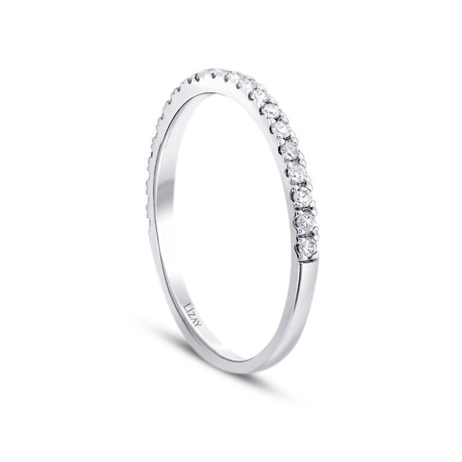 0,13 Karat Diamant Halb-Ewigkeitsring
