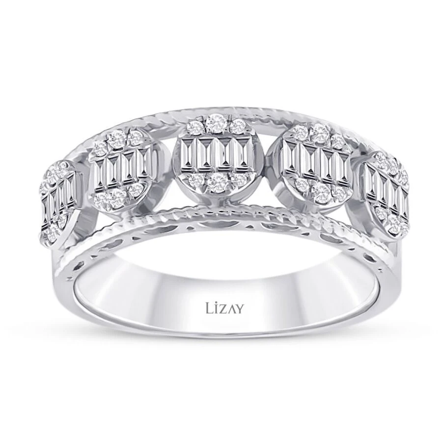 0.45 Carat Diamond Baguette Ring