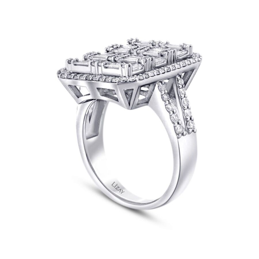 1.71 ct. Diamant Baguette Ring