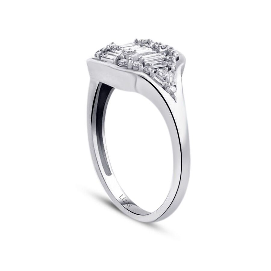 0.40 Carat Diamond Baguette Ring