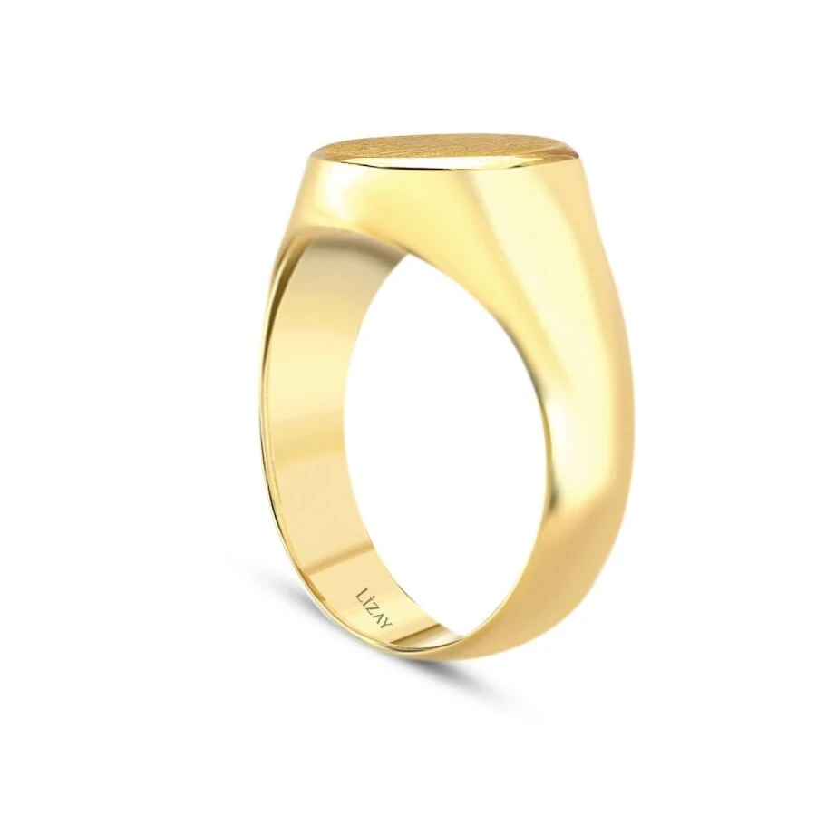 Gold Letter Ring