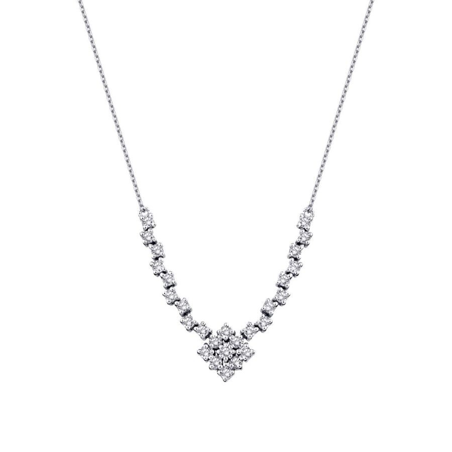 0.28 Carat Diamond Trend Necklace
