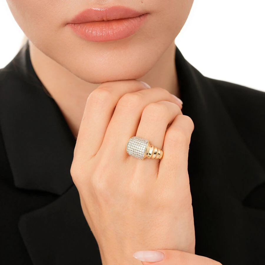 Gold Multi-Stone Ring