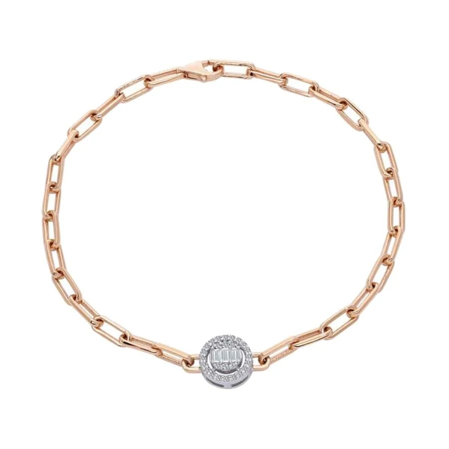 0.18 Carat Diamond Baguette Bracelet