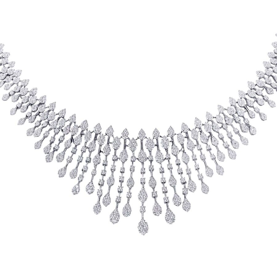 8.93 Carat Diamond Necklace