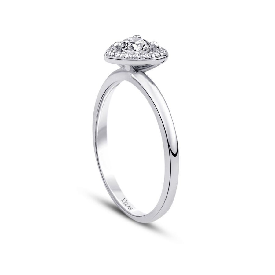 0.39 Carat Diamond Heart Trend Ring