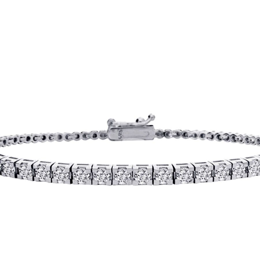 1.74 Carat Diamond Tennis Bracelet