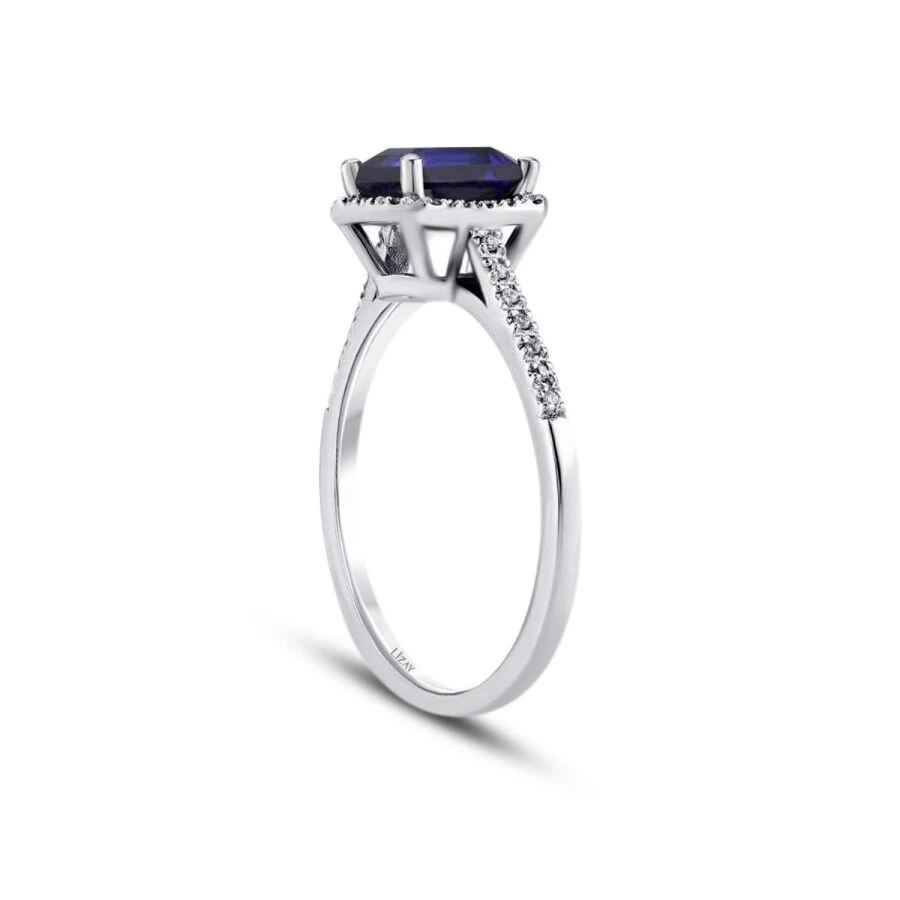 1.20 ct. Diamant Saphir Ring
