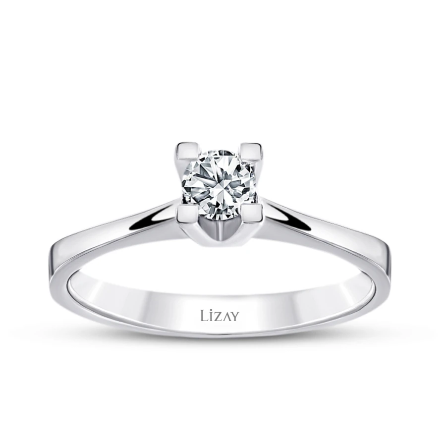 0.20 Carat Diamond Round Solitaire Engagement Ring