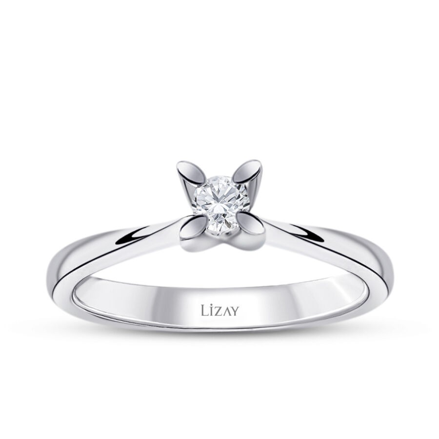 0.20 Carat Diamond Round Solitaire Engagement Ring