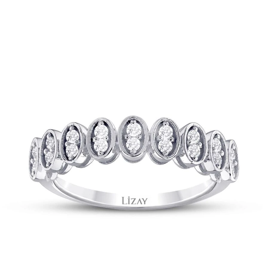 0.22 Carat Diamond Trend Half-Eternity Ring
