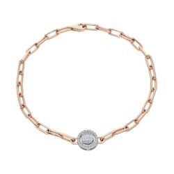 0.18 Carat Diamond Baguette Bangle