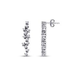0.44 Carat Diamond Trend Earrings