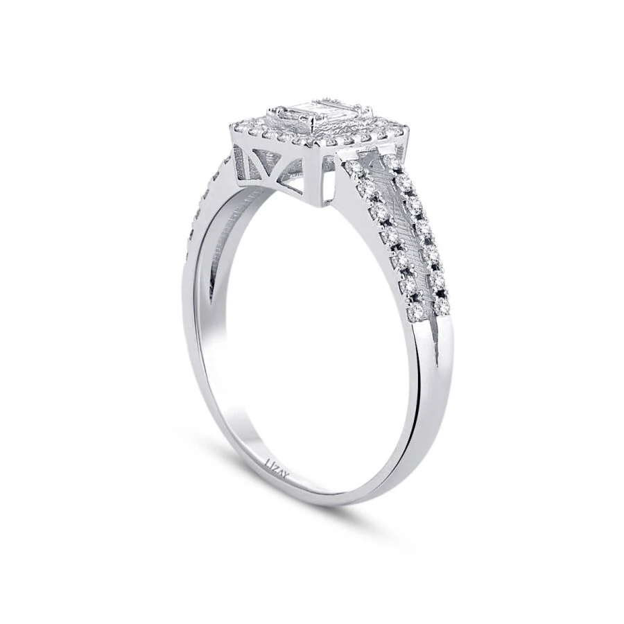 0.40 Carat Diamond Baguette Ring
