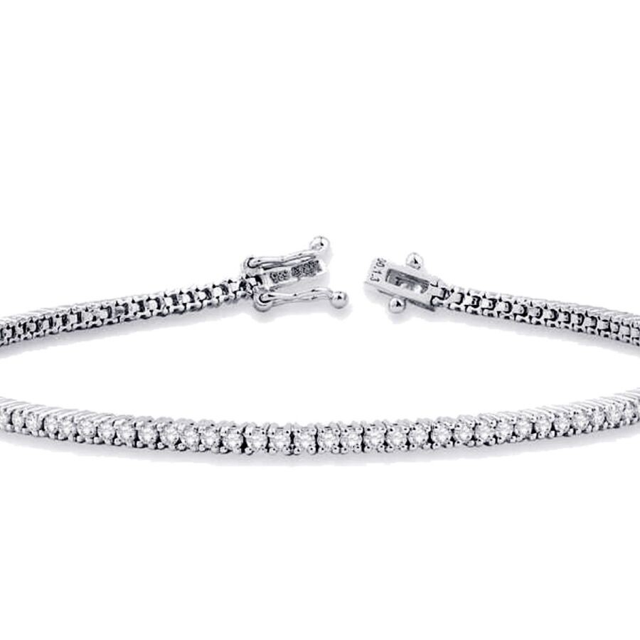 3.38 Carat Diamond Tennis Bracelet