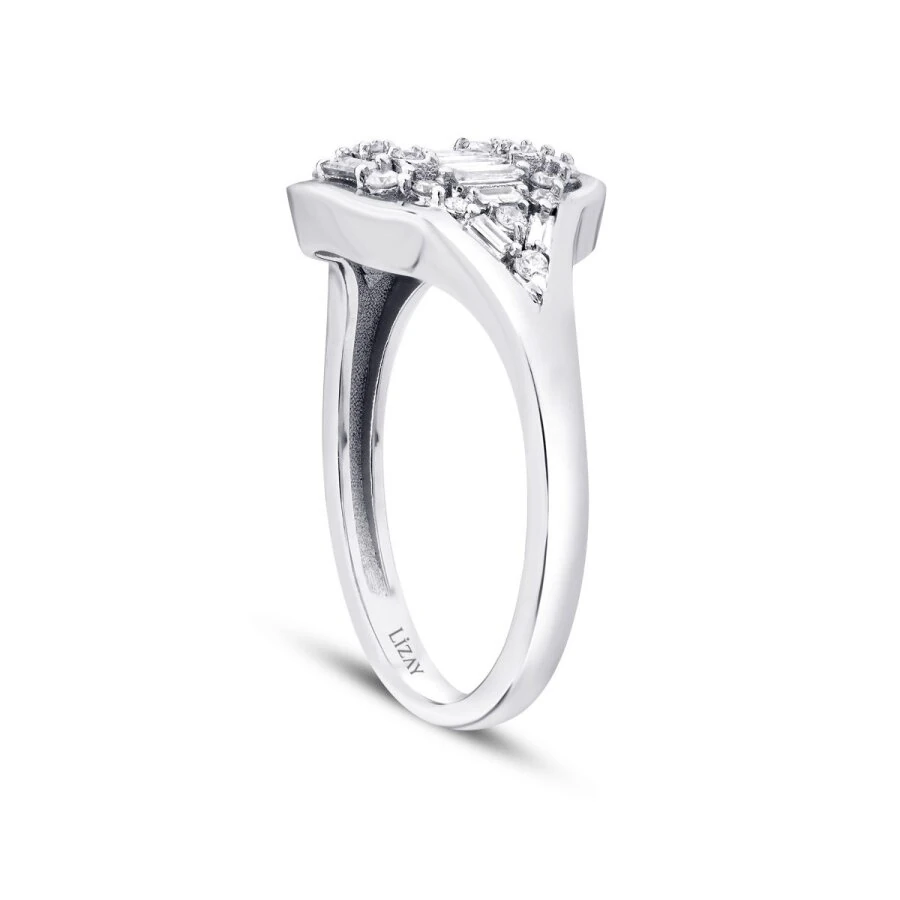 0.40 Carat Diamond Baguette Ring