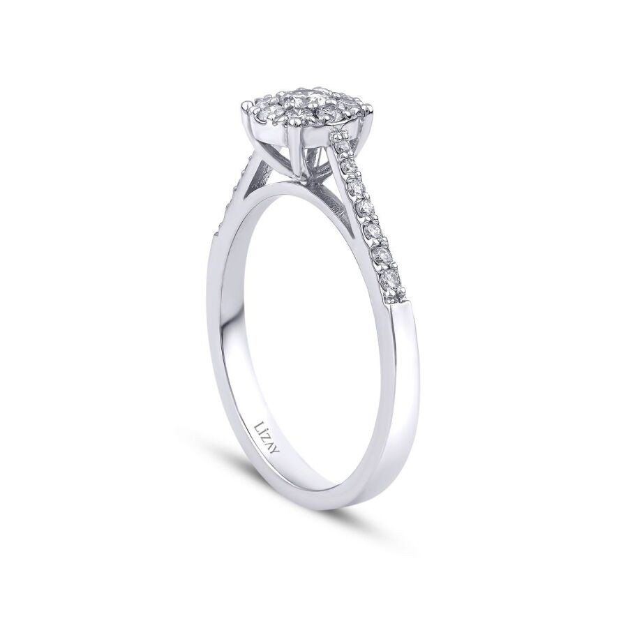 0.35 Carat Diamond Round Solitaire Engagement Ring