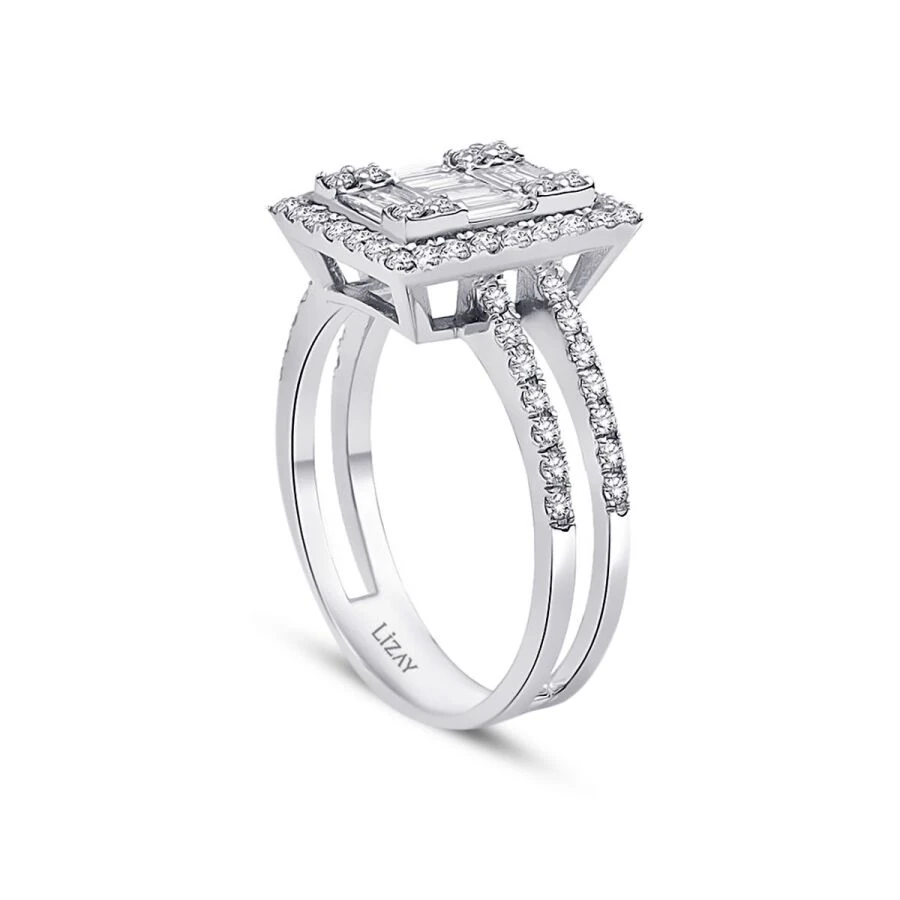 0.94 ct. Diamant Baguette Ring