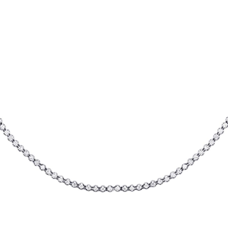 2.28 Carat Diamond Tennis Necklace