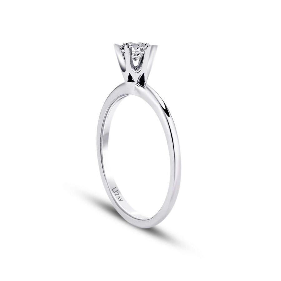 0.40 Carat Diamond Round Solitaire Engagament Ring