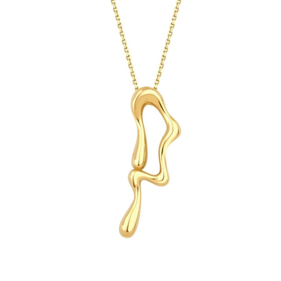 Goldene Trend Halskette