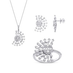 2.97 Carat Diamond Baguette Set