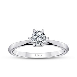 0.40 Carat Diamond Round Solitaire Engagament Ring