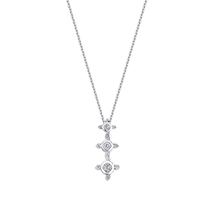 0.10 Carat Diamond Tria Necklace