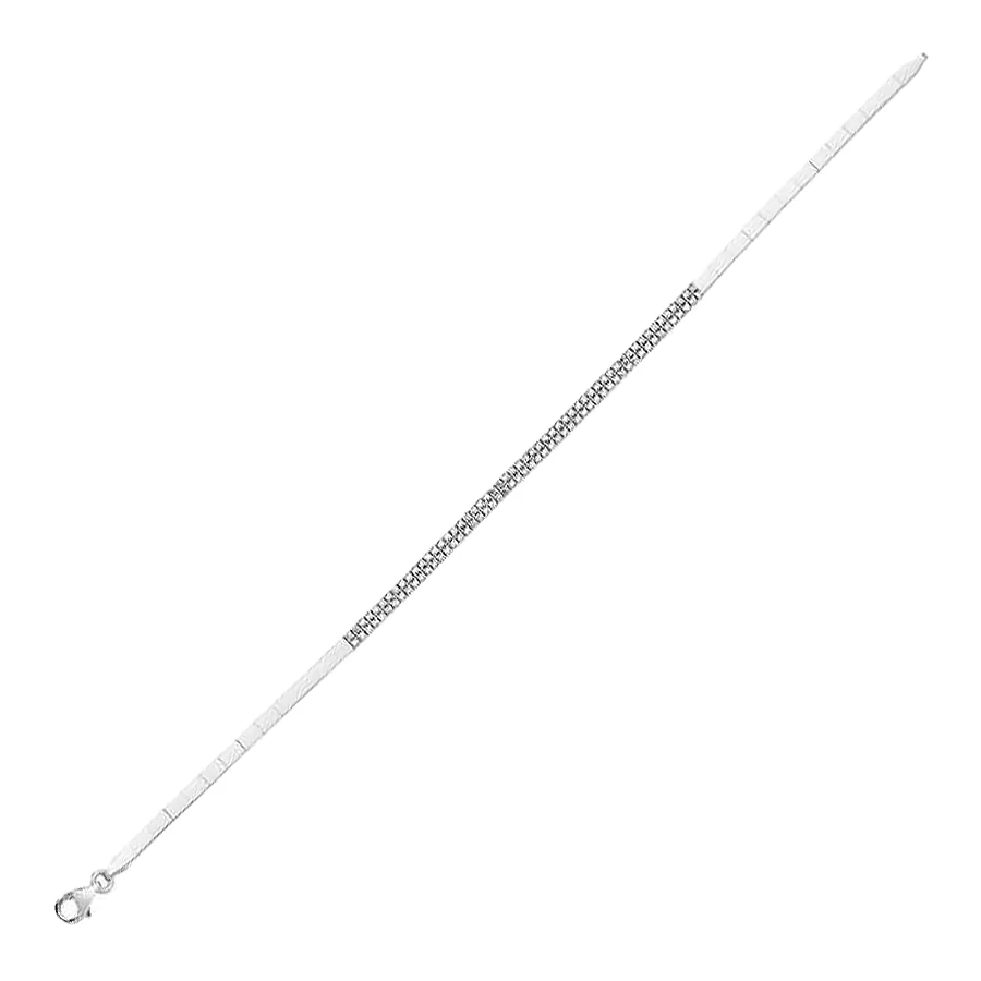 Gold Double Row Stone Tennis Bracelet