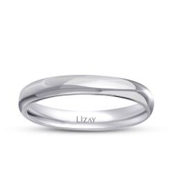 White Gold Classic Wedding Band