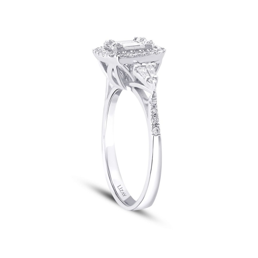 0.43 ct. Diamant Baguette Ring