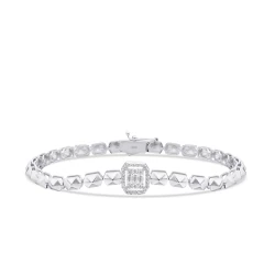 0.25 Carat Diamond Baguette Bracelet