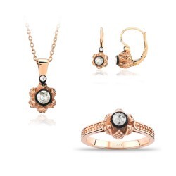 0.54 Carat Diamond Solitaire Set