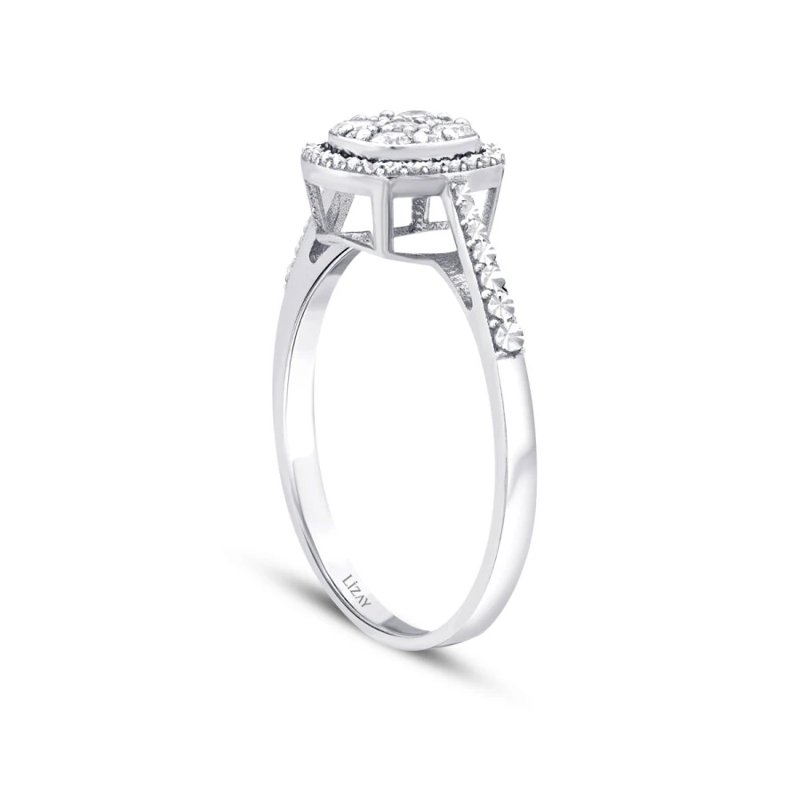 0.21 Carat Diamond Effect Stone Ring