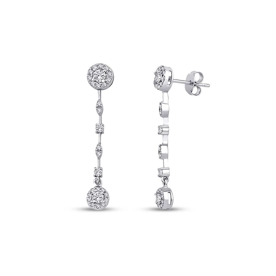 0.90 ct. Diamant Trend Ohrringe