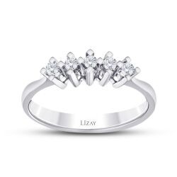 0.15 Carat Diamond Five-Stone Ring