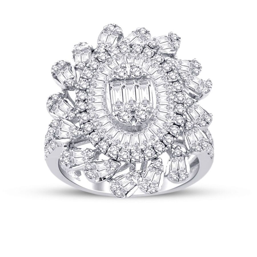 2.13 Carat Diamond Baguette Ring