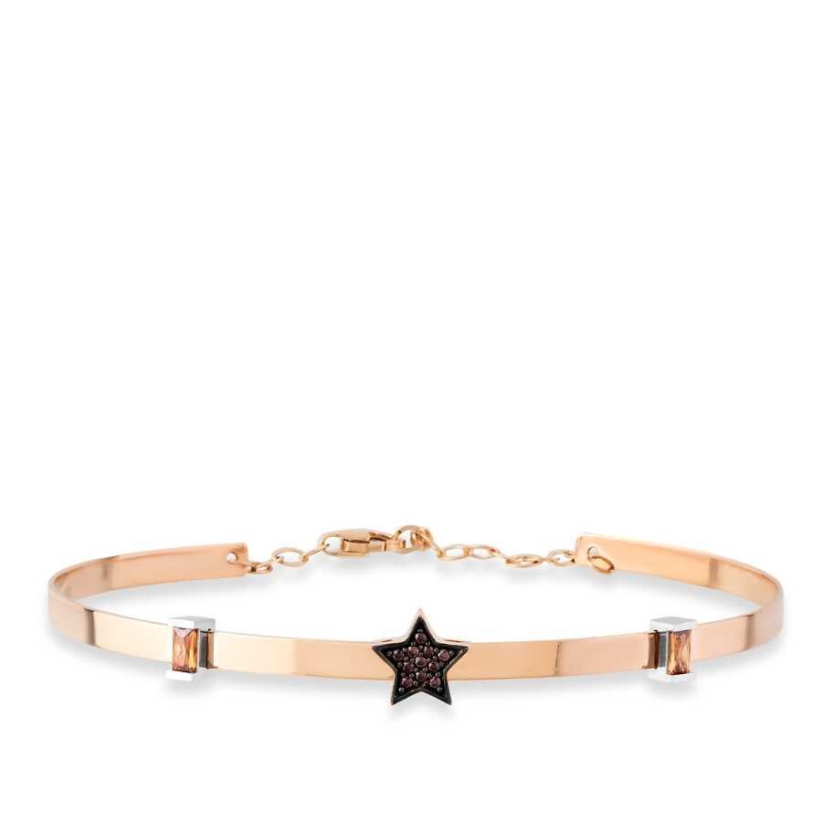 Goldener Stern Armreif
