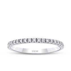 0,13 Karat Diamant Halb-Ewigkeitsring