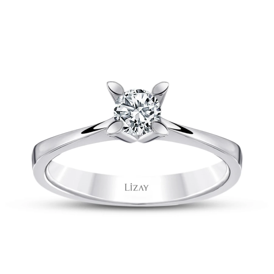 0.40 Carat Diamond Round Solitaire Engagement Ring
