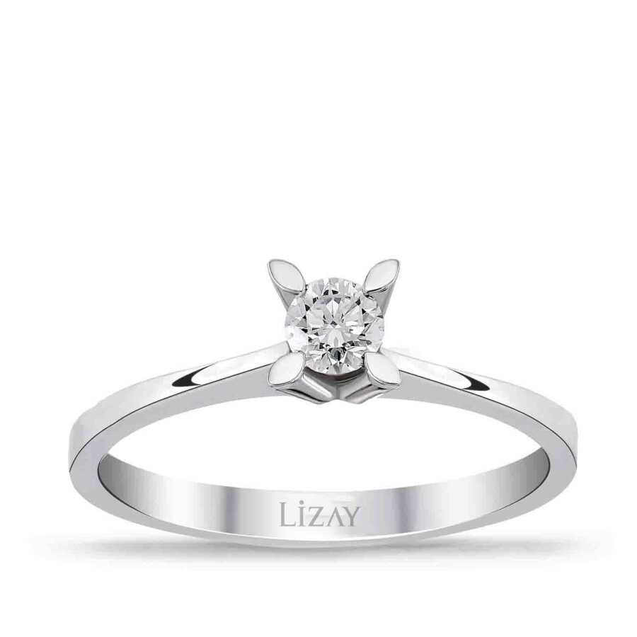 0.15 Carat Diamond Round Solitaire Engagement Ring