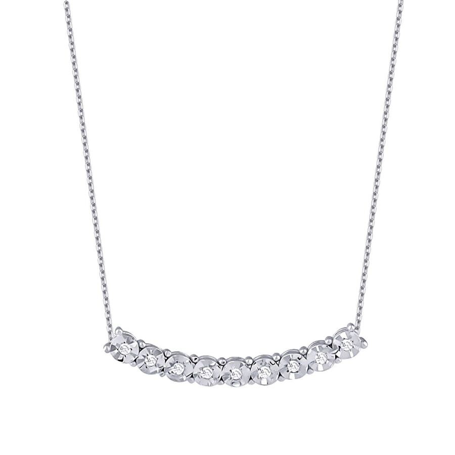 0.10 Carat Diamond-Effect Necklace