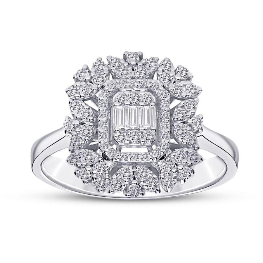 0.40 Carat Diamond Baguette Ring