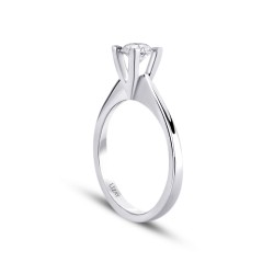0.20 Carat Diamond Round Solitaire Engagement Ring