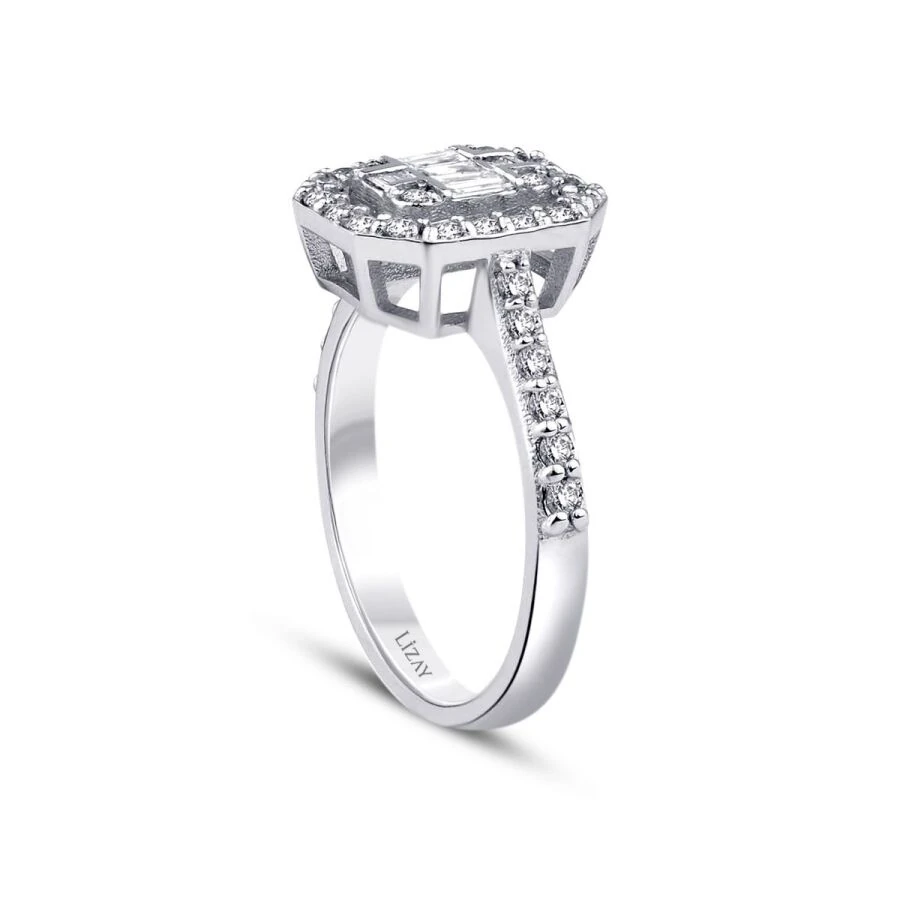 0.65 Carat Diamond Baguette Ring