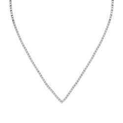 4,00 Karat Diamant Tennis Halskette