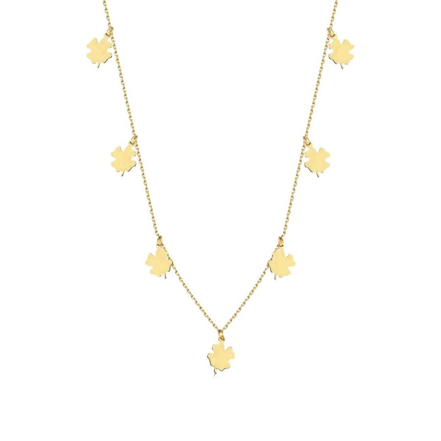 Gold Clover Chain Necklace
