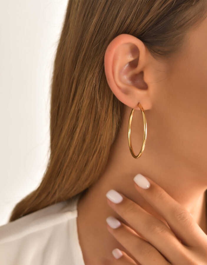 Gold Hoop Earrings